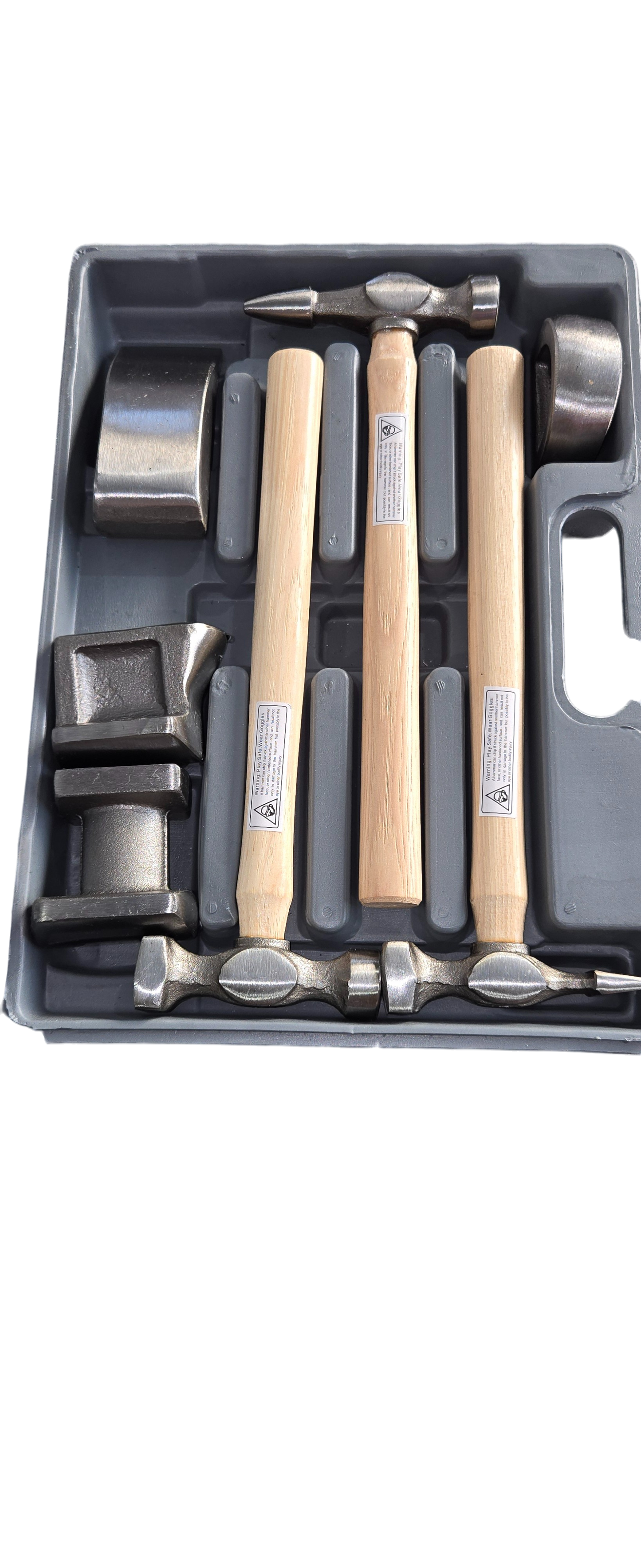 Thortec 7 PC Auto Body Kit Geniune Hickory Handle