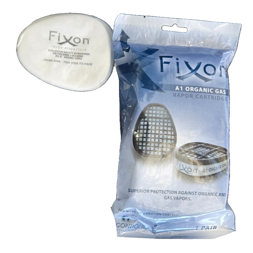 Fixon Dust and Gas Filtering Cartridge A2,P3 (2pkt) (No Mask)