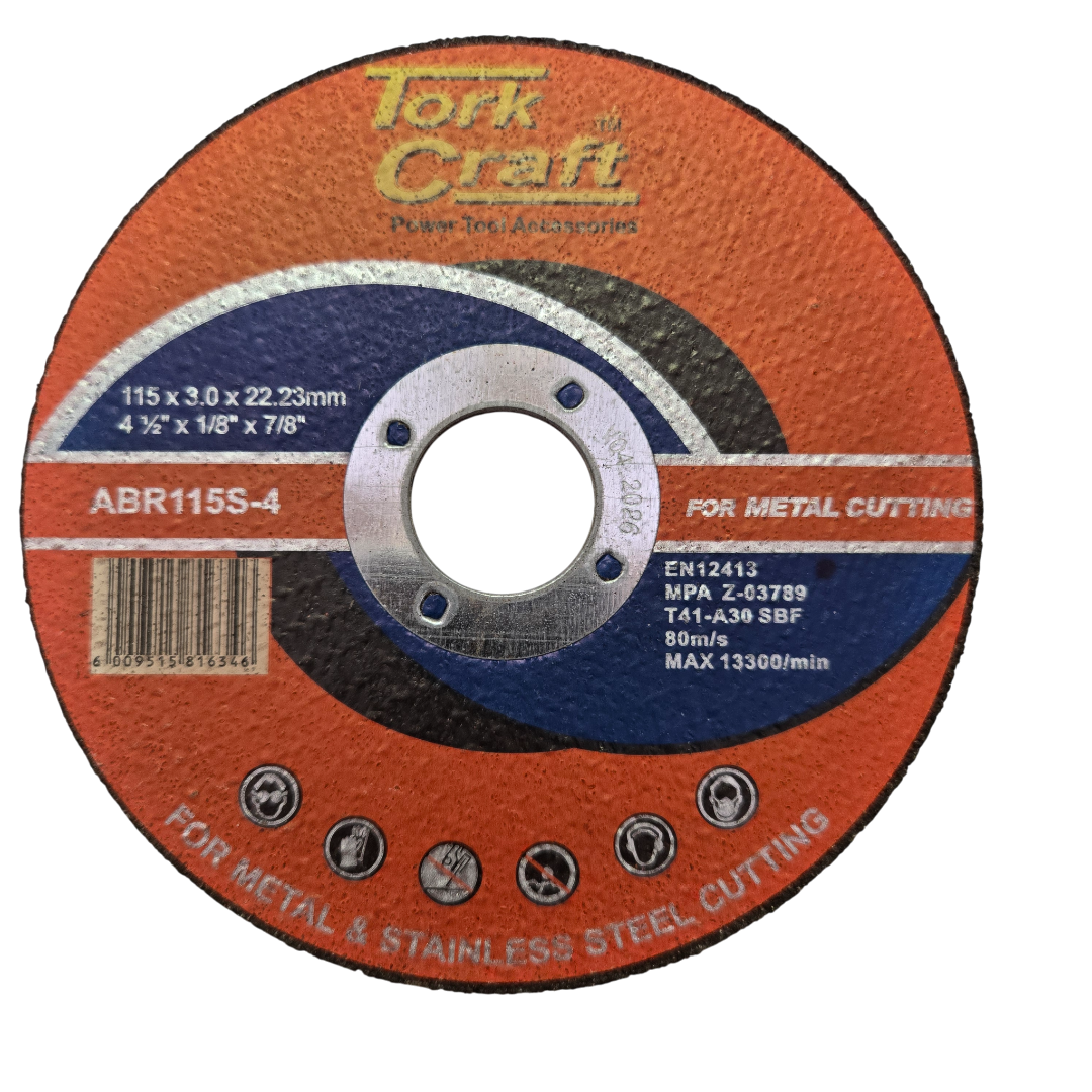 TorkCraft Cutting Disc Steel & SS 115 X 3.0
