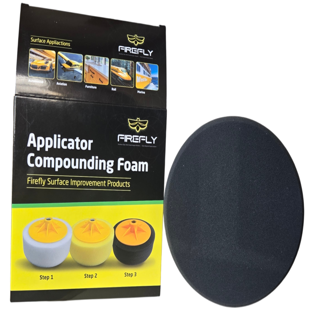 Firefly Black Applicator Compounding Foam Sponge