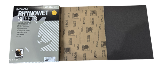 Indasa Rhynowet White Line Water Paper (230MM X 280MM) EACH