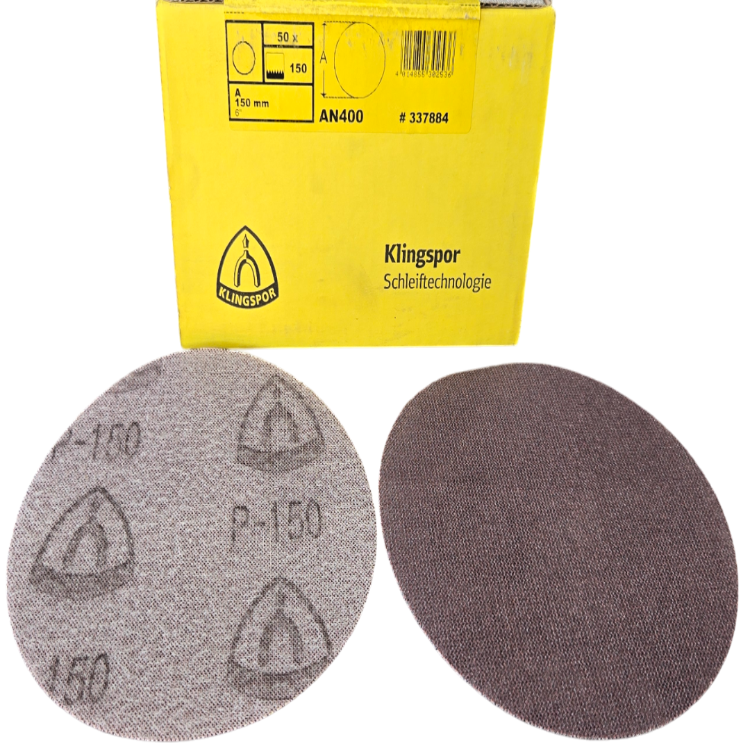 Klingspor Grid Velcro Disc 150MM Each