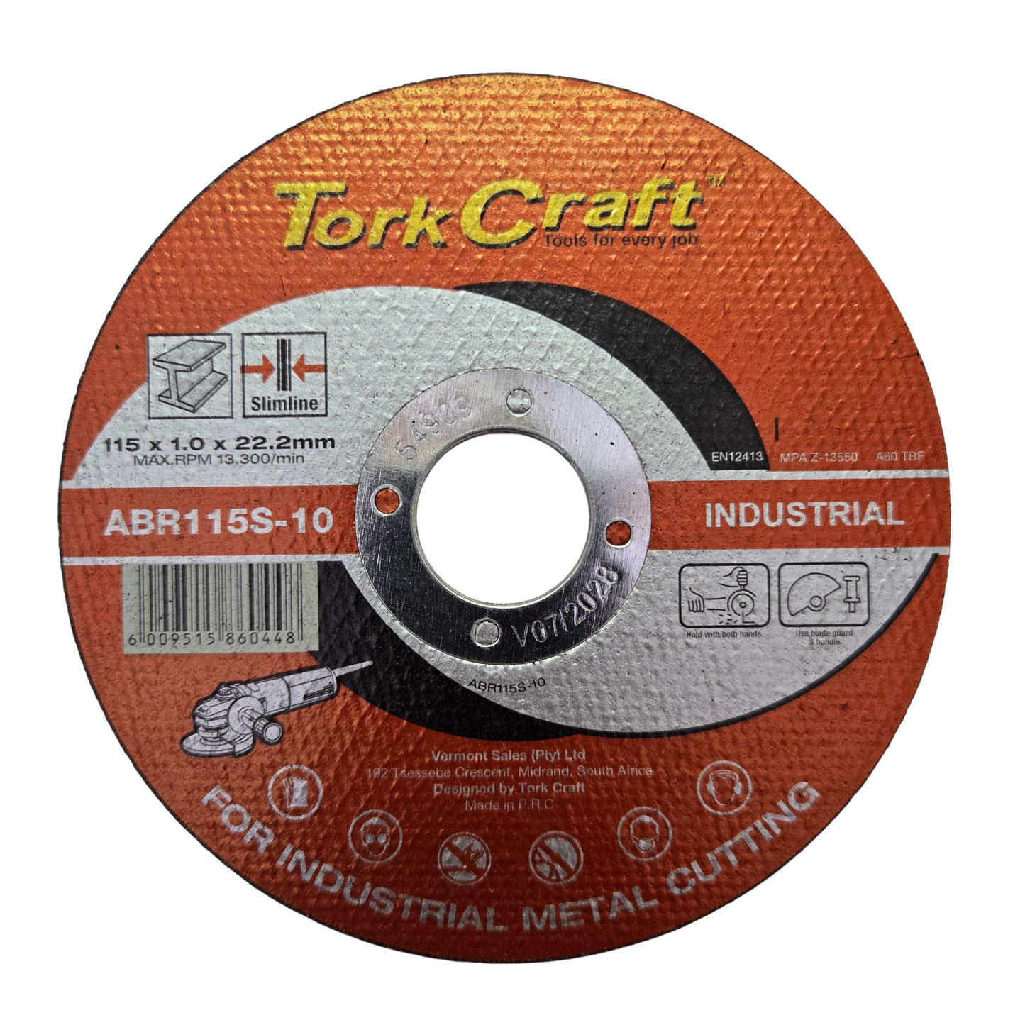 TorkCraft Cutting Disc Industrial 115X1.0mm