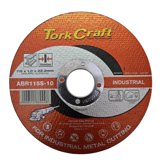 TorkCraft Cutting Disc Industrial 115X1.0mm