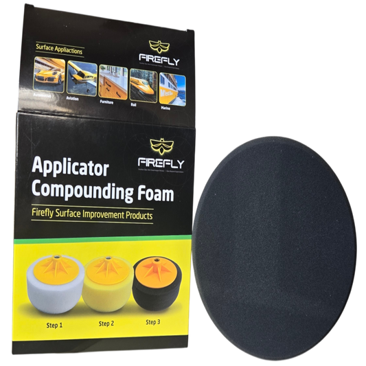 Firefly Black Applicator Compounding Foam Sponge