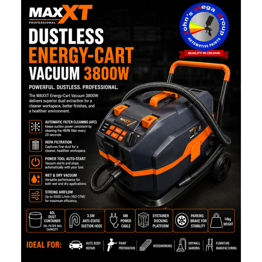 Maxxt Dustless Energy-Cart Vacuum 3800W