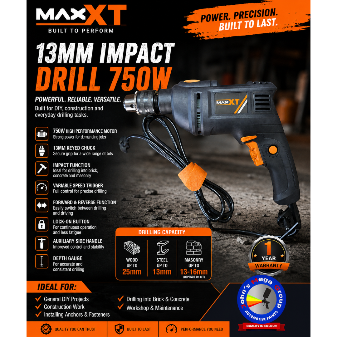 Maxxt 13MM Impact Drill 750W