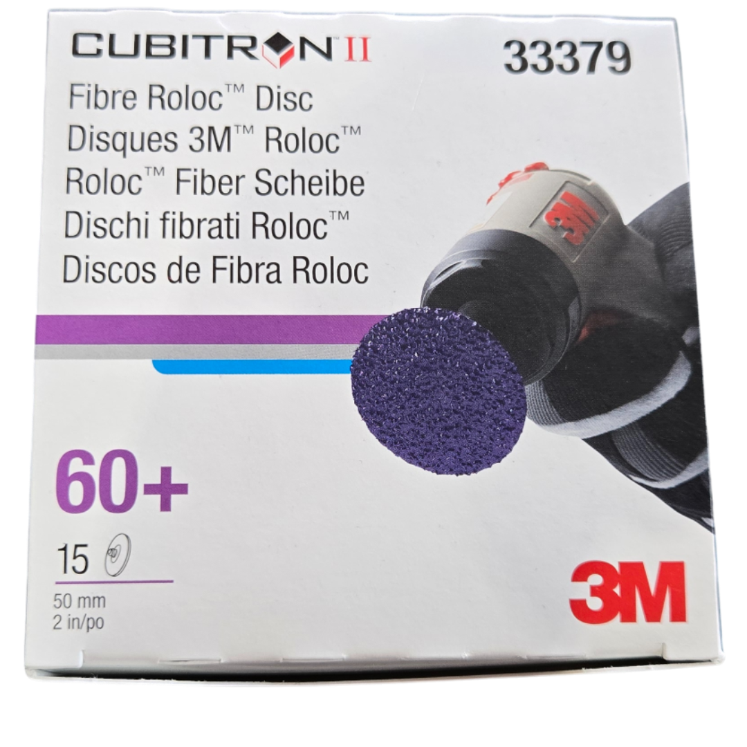 3M Cubitron Fibre Roloc Disc P60 Each