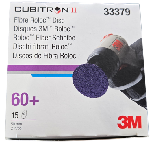 3M Cubitron Fibre Roloc Disc P60 Each