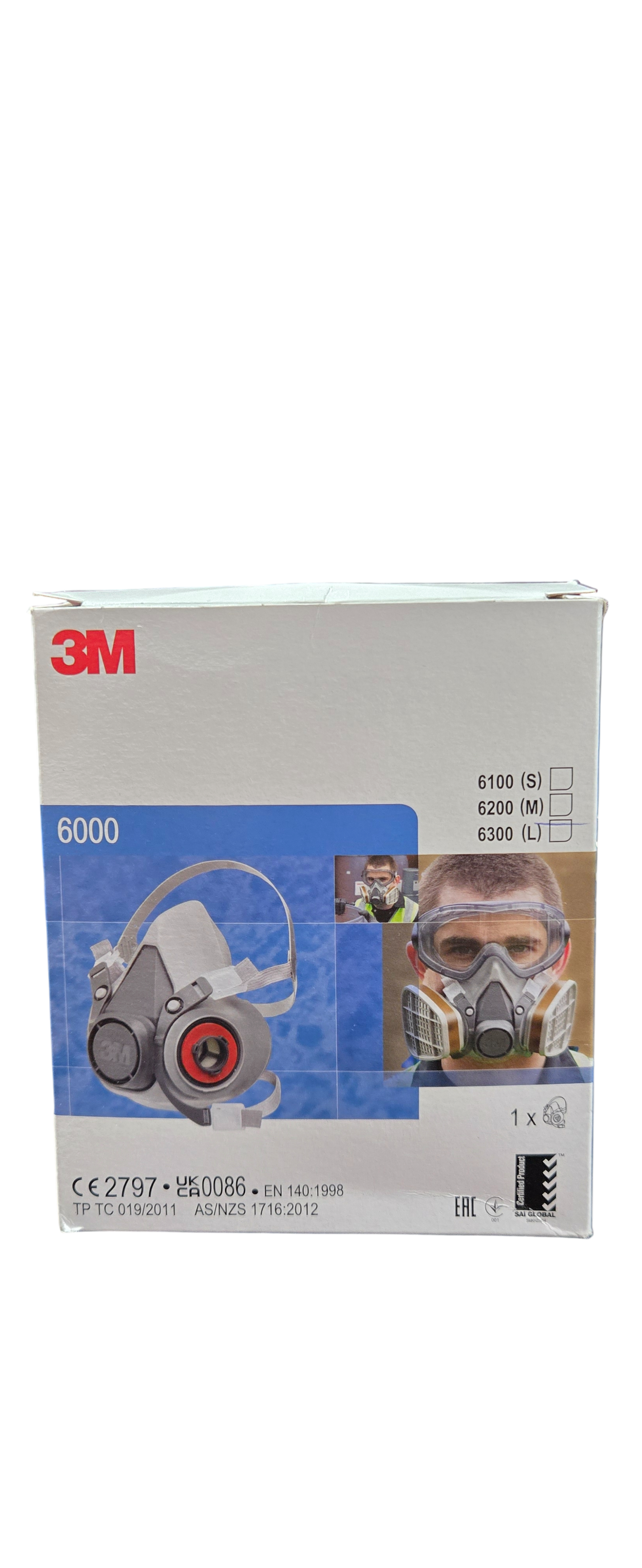 3M Half Face Mask Complete 1PC Large