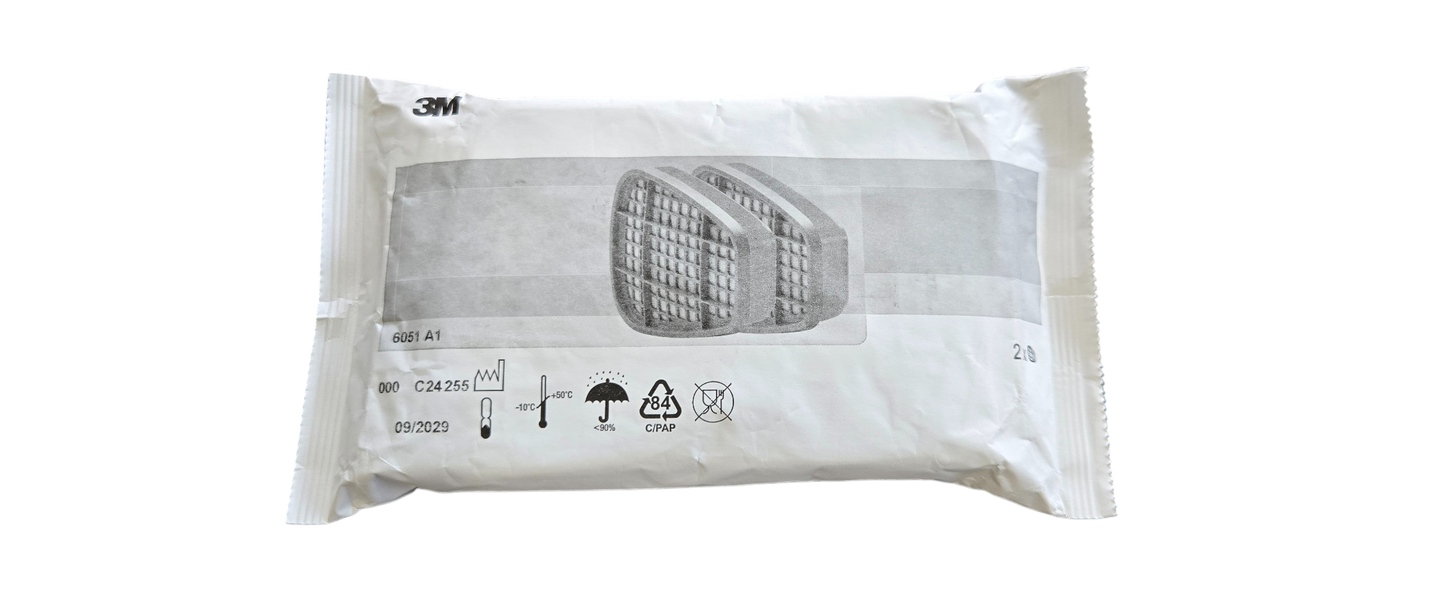 3M Half Face Mask Complete 1PC Large