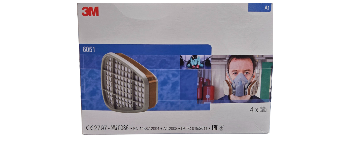 3M Half Face Mask Complete 1PC Large